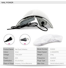 Load image into Gallery viewer, Nail Dust Suction Collector Nail Vacuum Cleaner Professional Nail Art Salon Manicure Machine Nail Art Equipment : Beauty