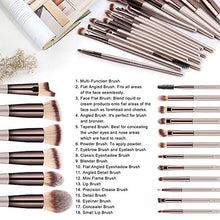 Load image into Gallery viewer, Makeup Brush Set 18 Pcs Premium Synthetic Foundation Powder Concealers Eye shadows Blush