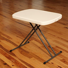 Load image into Gallery viewer, Adjustable MOBILE NAIL TECH Folding Table White
