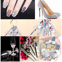 Load image into Gallery viewer, OVER 1600PCS AB Crystal FLATBACK Rhinestones Set