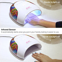 Load image into Gallery viewer, Belle 48W PROFESSIONAL UV LED Nail Lamp, Tribal Print GEL Nail Lamp