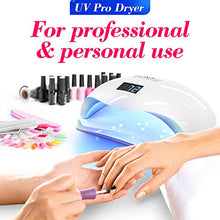Load image into Gallery viewer, DOUBLE HAND SUN 5 Pro Best UV LED Nail Lamp 72W