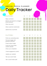 Load image into Gallery viewer, SOCIAL MEDIA CONTENT PLANNER