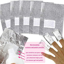 Load image into Gallery viewer, Nail Remover Foil Wraps + 1x Steel Remover Scraper Cuticle Pusher Kit