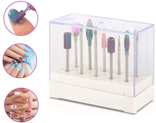 Load image into Gallery viewer, Bestidy 10Pcs Nail Drill Bits Set,Acrylic Nail File Bits Tungsten Carbide 3/32'' Professional Efile Drill Bits for Manicure Pedicure Nail Art Tools