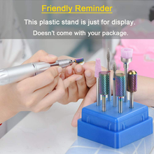 Load image into Gallery viewer, Bulex 7Pcs Nail Drill Bits for Acrylic Nails - 3/32 Electric Nail Drill Bit Set - Professional Nails Supply Carbide Nail Drill Bit for Gel Nails Cuticles