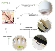 Load image into Gallery viewer, Levvarts 4 Piece Canvas Wall Art Hands Spa Picture Painting Beauty Salon Manicure Concept Posters Modern Bathroom Nail Salon Wall Decoration Framed Ready to Hang