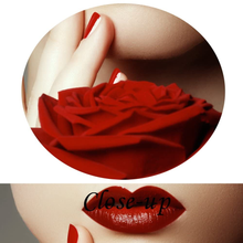 Load image into Gallery viewer, Kreative Arts 3 Piece Canvas Print Beauty Fashion Woman Portrait with Red Rose Flower Red Lips and Nails Wall Art Luxury Makeup and Manicure Poster Framed Art Work for Spa Salon Bathroom Walls Decor