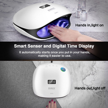 Load image into Gallery viewer, SUNUV 48W UV LED Light Lamp Nail Dryer for Gel Polish with Auto Sensor Professional Nail Art Tools SUN4 Black
