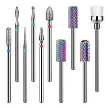 Load image into Gallery viewer, INFELING Nail Drill Bits Set - Nail Bits for Nail Drill, Efile Nail Drill Bits for Acrylic Nails 10Pcs 3/32 Inch Nail Bits for Remove Acrylic Gel Nails Cuticle Manicure Pedicure Tools