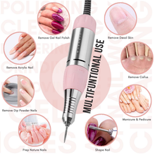 Load image into Gallery viewer, Makartt Nail Drill Portable Electric Nail File Machine Geneviere E File Pink JD700 Professional 30000RPM Manicure Drill for Acrylic Nails Poly Nail Gel Polish