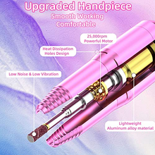 Load image into Gallery viewer, Hoinvo Professional Electric Nail Drill Machine for Acrylic Nails, Gel Nails, 25000RPM Electric Nail File for Nail Salon Supplies, Efile Nail Grinder Drill for Beginners&Professionals Use