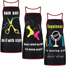 Load image into Gallery viewer, 3 Pieces Waterproof Salon Apron Stylist Apron with 3 Pockets for Women Men Hairdressers Apron Cosmetology Aprons Dog Grooming Aprons Work Smock Apron Funny Barber Hair Cutting Favor