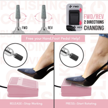 Load image into Gallery viewer, Makartt Nail Drill Portable Electric Nail File Machine Geneviere E File Pink JD700 Professional 30000RPM Manicure Drill for Acrylic Nails Poly Nail Gel Polish