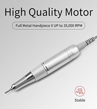 Load image into Gallery viewer, M Nail Drill – Professional Nail Drill for Acrylic, Gel Nails, Manicure, Pedicure – 35000Rpm Rechargeable Electric Nail Drill – Portable Nail Drill Machine for Salon and Home Use (Teal)