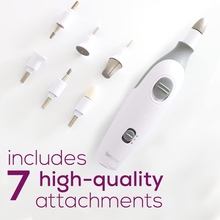 Load image into Gallery viewer, Beurer Professional Nail Drill Kit for Manicure Pedicure - Electric Nail File Set with 7 Attachments - Nail Care Tool with 2 Speeds - All in One Trimmer Nail Grinder, MP32