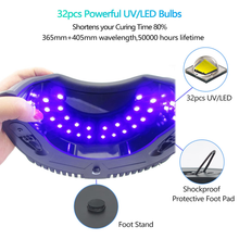 Load image into Gallery viewer, 64W UV LED Nail Lamp Gelpal Professional Gel Nail Curing Dryer, Nail Polish Machine Light for Home and Salon (Not Cordless, Need Plug In)