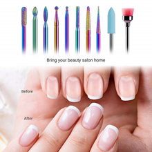 Load image into Gallery viewer, Melodysusie 30000 Rpm Professional Nail Drill-Scarlet, High Speed, Low Heat, Low Noise, Low Vibration, Portable Electric Efile Drill with 10 PCS Rainbow Diamond Bits for Acrylics Gel Nails