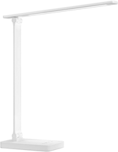 Load image into Gallery viewer, Lepro LED Desk Lamp Dimmable Home Office Lamp Touch Control 9W Bright Reading Table Lamp, 3 Color Modes with 5 Brightness Level, Eye Caring Diffused Natural Light, Sleek Modern Task Lamp (White)