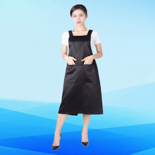 Load image into Gallery viewer, Minkissy Salon Apron Waterproof Hair Stylist Apron Hairdressing Barber Smock Cape Waitress Clothes Vest with Pocket for DIY Salon Barber Pet Groomers