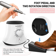 Load image into Gallery viewer, Melodysusie 30000 Rpm Professional Nail Drill-Scarlet, High Speed, Low Heat, Low Noise, Low Vibration, Portable Electric Efile Drill with 10 PCS Rainbow Diamond Bits for Acrylics Gel Nails