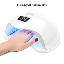 Load image into Gallery viewer, UV LED Nail Lamp, SUNUV UV LED Nail Polish Dryer Gel Machine for Manicure and Pedicure with Sensor and 4 Timers SUN5