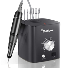 Load image into Gallery viewer, Nail Drill for Acrylic Nails - Professional Nail Drill Machine Btartbox 30000 RPM Electric Efile Nail Drill for Gel Nails Remove Poly Nail Gel Gift for Women Home and Salon Use, Black