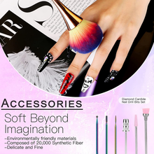 Load image into Gallery viewer, Belle Rechargeable Professional Nail Drill, 35000RPM Nail Drills for Acrylic Nails Portable Electric Nail File with 6 Pcs Nail Drill Bits for Nail Art Manicure/Pedicure
