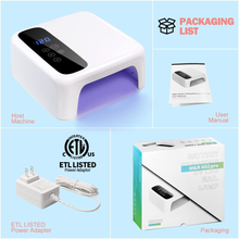 Load image into Gallery viewer, Cordless Led Nail Lamp, BETE Wireless Nail Dryer, 72W Rechargeable Led Nail Light, Portable Gel UV Led Nail Lamp with 4 Timer Setting Sensor and LCD Display, Professional Led Nail Lamp for Gel Polish