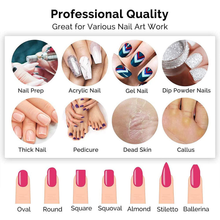 Load image into Gallery viewer, Melodysusie Professional Nail Drill - 30000 Rpm Rechargeable Portable Nail Drills with 6 Bits and 106 Sanding Bands, Cordless Electric Nail File Machine for Acrylic Gel Nails Shape Carve Polish, Black