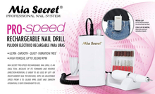Load image into Gallery viewer, Mia Secret Pro-Speed Rechargeable Nail Drill E-File for Acrylic Nails White - Safe & Convenient Manicure and Pedicure Tool for Beginners & Professionals - Portable, High Speed, Low Heat Equipment