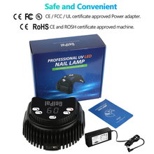 Load image into Gallery viewer, 64W UV LED Nail Lamp Gelpal Professional Gel Nail Curing Dryer, Nail Polish Machine Light for Home and Salon (Not Cordless, Need Plug In)