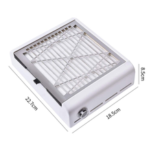 Load image into Gallery viewer, FATUXZ New Nail Dust Collector Machine 40W, Nail Fan Art Salon Suction Machine Vacuum Cleaner Fan for Acrylic Nails and Poly Nail Extention Gel for Nail Drills Nail Dust Cleaner Extractor Fan