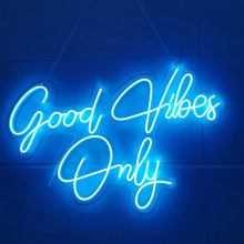 Load image into Gallery viewer, Good Vibes Only Neon Sign Light Wall Art Gifts,Neon Sign Wall Art,Neon Sign Wall Decorations Bar Pub Club Rave Apartment Home Decor Party Christmas Decor