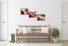 Load image into Gallery viewer, HOMEOART Nail Salon Decor Manicure Pedicure Picture Canvas Wall Art Beauty Salon Spa Room Decor Canvas Prints Framed 12"X16"X3 Pieces