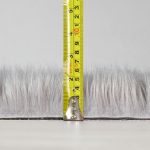 Load image into Gallery viewer, Angel Sheepskin Faux Fur Shaggy Area Rug, Gray 30" X 46"