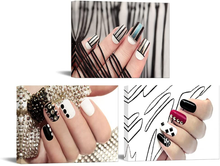 Load image into Gallery viewer, VANSEEING 3 Piece Canvas Wall Art Fashion Woman Nails Pictures Beauty Salon Manicure Poster Canvas Print Spa Bathroom Stylish Feminine Ladies Makeup Dressing Room Decoration 12X16Inchx3Pcs