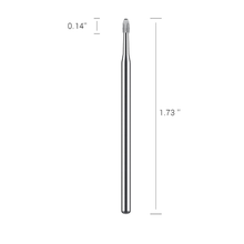 Load image into Gallery viewer, Melodysusie Cuticle Clean Nail Drill Bit 3/32'', Professional Safety Carbide Nail Bit under Nail Cleaner for Cuticle Dead Skin Nail Prepare, Two Way Rotate, Manicure Nail Salon Supply (Medium)