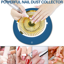 Load image into Gallery viewer, Extractor Vacuum Dust Collector, 45W 2 Mode Powerful Nail Dust Collector for Acrylic Gel Nails Salon Home Use, Blue