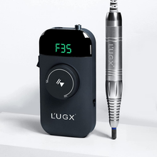 Load image into Gallery viewer, L'UGX Professional Rechargeable Nail Drill Machine, Brushless 35000RPM Cordless Nail Drill, Portable Electrical File for Acrylic, Gel, Manicure Pedicure