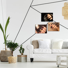 Load image into Gallery viewer, Canvbay 3 Pieces Beauty Salon Modern Canvas Wall Art Fashion Woman Painting Picture Leopard Print Nail Hand Spa Artwork Makeup and Manicure Poster Bedroom Decor Stretched Ready to Hang