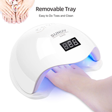 Load image into Gallery viewer, UV LED Nail Lamp, SUNUV UV LED Nail Polish Dryer Gel Machine for Manicure and Pedicure with Sensor and 4 Timers SUN5