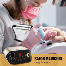 Load image into Gallery viewer, Professional Nail Drill Machine 35000 Rpm with Foot Pedal and Forward/Reverse Rotation,Juemel Electric Nail File for Gel Nails,Acrylic,Manicure Pedicure Polishing Shape Tool Kit 125Pcs,Nail Drill Bits