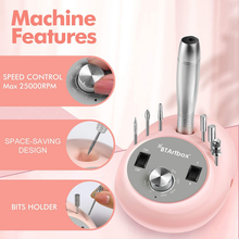 Load image into Gallery viewer, Professional Nail Drill - Btartbox Nail Drill Machine, Electric Nail Drills for Acrylic Nails Efile Nail Drill E File Kit for Home Salon Use, Pink