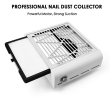 Load image into Gallery viewer, Nail Vacuum Dust Collector for Acrylic Nails, AONOLOVO Powerful Nail Dust Collector Extractor Cleaner Suction Fan Manicure Tool, White