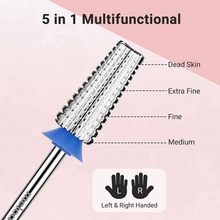 Load image into Gallery viewer, Melodysusie Professional Nail Drill - 30000 Rpm Rechargeable Portable Nail Drills with 6 Bits and 106 Sanding Bands, Cordless Electric Nail File Machine for Acrylic Gel Nails Shape Carve Polish
