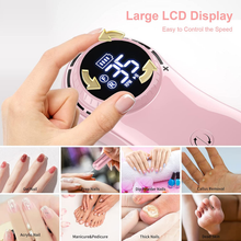 Load image into Gallery viewer, Professional Rechargeable 35000 Rpm Nail Drill, Portable Electric E File Machine for Acrylic, Gel Nails, Manicure Pedicure Polishing with 11Pcs Nail Drill Bits and Sanding Bands for Home and Salon Use