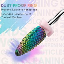 Load image into Gallery viewer, Makartt Nail Drill Bits Set, 10Pcs Tungsten Carbide Nail Drill Bits Remove Acrylic Poly Nail Gel Nail Polish B-36, 3/32 Inch for Acrylic Gel Nails Cuticle Manicure Pedicure