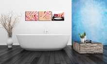 Load image into Gallery viewer, Artbones Canvas Prints Manicure Pedicure Wall Pictures Beauty Salon Spa Room Wall Decor Framed Ready to Hang 12"X16"X3Panels