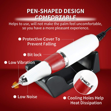 Load image into Gallery viewer, Professional Nail Drill Machine 30000RPM, Electric Nail Drill Cordless Efile Nail Drill Rechargeable Nail Drill Acrylic Nail Drill, Nail Drills for Acrylic Nails Portable E-File Nail Drills